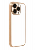 Newface Apple iPhone 15 Pro Max Razer Lensli Silikon - Gold