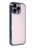 Newface Apple iPhone 15 Pro Max Razer Lensli Silikon - Lacivert