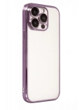 Newface Apple iPhone 15 Pro Max Razer Lensli Silikon - Mor