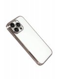 Newface Apple iPhone 15 Pro Max Razer Lensli Silikon - Titan Gri