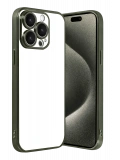 Newface Apple iPhone 15 Pro Max Razer Lensli Silikon - Yeşil