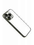 Newface Apple iPhone 15 Pro Max Razer Lensli Silikon - Yeşil