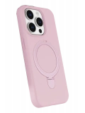 Newface Apple iPhone 15 Pro Max Regal Magsafe Standlı Kapak - Açık Pembe