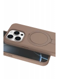 Newface Apple iPhone 15 Pro Max Regal Magsafe Standlı Kapak - Çöl Titanyum