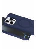 Newface Apple iPhone 15 Pro Max Regal Magsafe Standlı Kapak - Lacivert