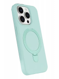 Newface Apple iPhone 15 Pro Max Regal Magsafe Standlı Kapak - Su Yeşili