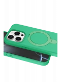 Newface Apple iPhone 15 Pro Max Regal Magsafe Standlı Kapak - Yeşil