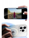 Newface Apple iPhone 15 Pro Pummel Shiny Magsafe Kapak - Pembe
