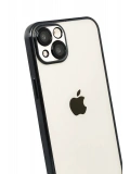 Newface Apple iPhone 15 Razer Lensli Silikon - Siyah