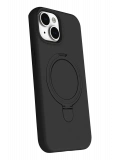 Newface Apple iPhone 15 Regal Magsafe Standlı Kapak - Siyah