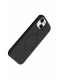 Newface Apple iPhone 15 Regal Magsafe Standlı Kapak - Siyah