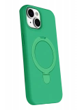 Newface Apple iPhone 15 Regal Magsafe Standlı Kapak - Yeşil