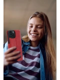 Newface Apple iPhone 15 Trend S Plus Kapaklı Kılıf - Taba