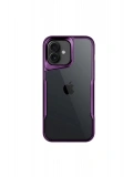 Newface Apple iPhone 16 Kılıf Boyi Silikon Kapak - Derin Mor