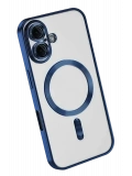 Newface Apple iPhone 16 Kılıf Kross Magneticsafe Kapak - Lacivert