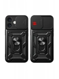 Newface Apple iPhone 16 Kılıf Pars Lens Yüzüklü Silikon - Gümüş