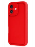Newface Apple iPhone 16 Kılıf Viera Silikon - Kırmızı