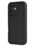Newface Apple iPhone 16 Kılıf Viera Silikon - Siyah