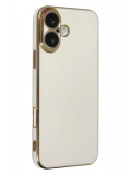 Newface Apple iPhone 16 Kılıf Volet Silikon - Beyaz