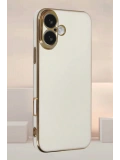 Newface Apple iPhone 16 Kılıf Volet Silikon - Beyaz