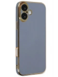 Newface Apple iPhone 16 Kılıf Volet Silikon - Mavi