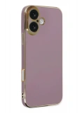 Newface Apple iPhone 16 Kılıf Volet Silikon - Mor