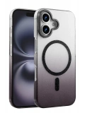 Newface Apple iPhone 16 Plus Glossy Magsafe Kapak - Siyah