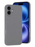 Newface Apple iPhone 16 Plus Kılıf First Silikon - Gri
