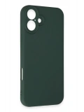 Newface Apple iPhone 16 Plus Kılıf First Silikon - Koyu Yeşil
