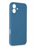 Newface Apple iPhone 16 Plus Kılıf First Silikon - Mavi
