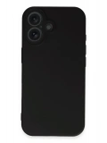 Newface Apple iPhone 16 Plus Kılıf First Silikon - Siyah