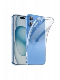 Newface Apple iPhone 16 Plus Kılıf Lüx Şeffaf Silikon