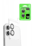 Newface Apple iPhone 16 Plus Raze Metal Kamera Lens - Beyaz