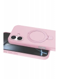 Newface Apple iPhone 16 Plus Regal Magsafe Standlı Kapak - Açık Pembe