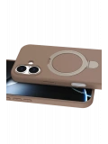 Newface Apple iPhone 16 Plus Regal Magsafe Standlı Kapak - Çöl Titanyum