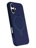 Newface Apple iPhone 16 Plus Regal Magsafe Standlı Kapak - Lacivert