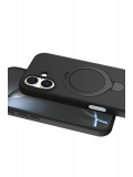 Newface Apple iPhone 16 Plus Regal Magsafe Standlı Kapak - Siyah