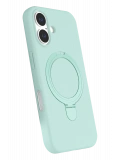 Newface Apple iPhone 16 Plus Regal Magsafe Standlı Kapak - Su Yeşili