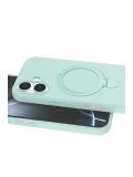 Newface Apple iPhone 16 Plus Regal Magsafe Standlı Kapak - Su Yeşili
