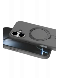 Newface Apple iPhone 16 Plus Regal Magsafe Standlı Kapak - Titan Gri
