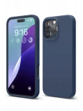 Newface Apple iPhone 16 Pro Kılıf First Silikon - Lacivert