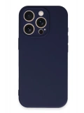 Newface Apple iPhone 16 Pro Kılıf First Silikon - Lacivert