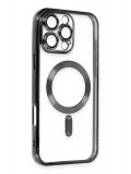 Newface Apple iPhone 16 Pro Kılıf Kross Magneticsafe Kapak - Siyah
