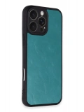 Newface Apple iPhone 16 Pro Max Kılıf Aras Deri Kapak - Açık Yeşil