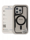 Newface Apple iPhone 16 Pro Max Kılıf Boyi Magsafe Silikon Kapak - Derin Mor