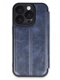 Newface Apple iPhone 16 Pro Max Kılıf Flip Cover - Lacivert
