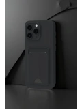 Newface Apple iPhone 16 Pro Max Kılıf Kelvin Kartvizitli Silikon - Derin Mor