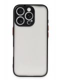 Newface Apple iPhone 16 Pro Max Kılıf Montreal Silikon Kapak - Siyah