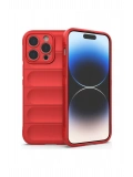 Newface Apple iPhone 16 Pro Max Kılıf Optimum Silikon - Kırmızı