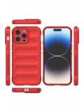Newface Apple iPhone 16 Pro Max Kılıf Optimum Silikon - Kırmızı